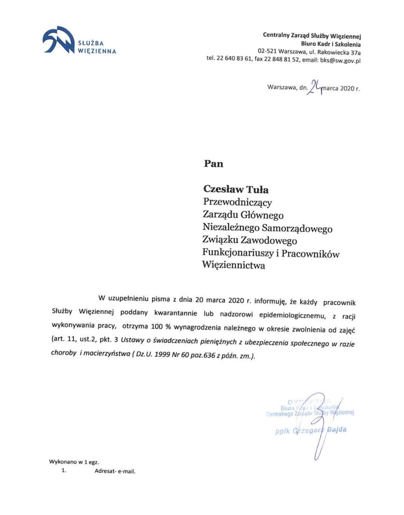 Pismo Dotycz ce Zachowania 100 Wynagrodzenia Przez Pracownik w Pismo Dotycz ce Zachowania 100 Wynagrodzenia Przez Pracownik w