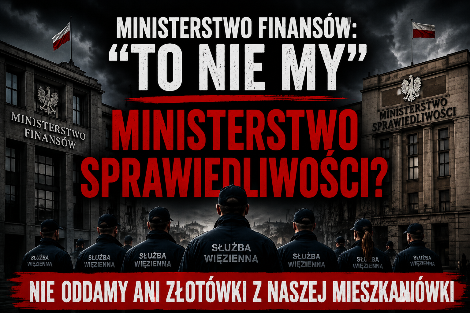 Ministerstwo Finansów umywa ręce. Ministerstwo Sprawiedliwości bierze odpowiedzialność?
